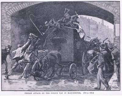 Penian Attack on the Police Van at Manchester 1867 AD by William Barnes Wollen